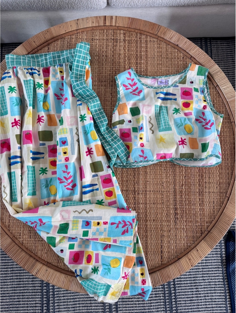 Beau & Ro Wrap Skirt Set